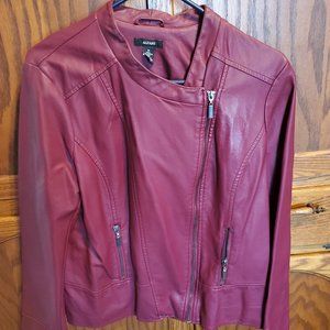 Burgandy Leather jacket